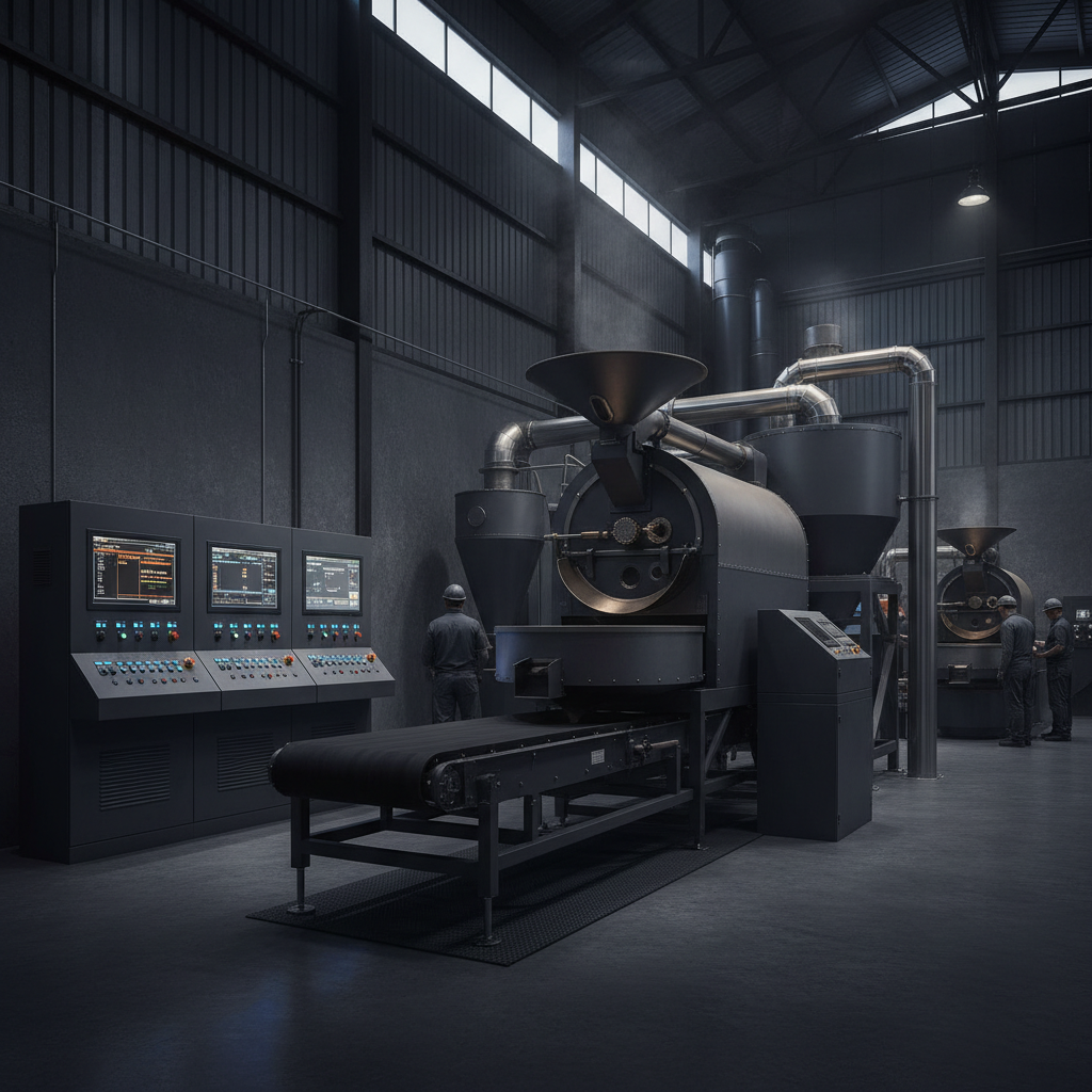 Custom industrial roasting line